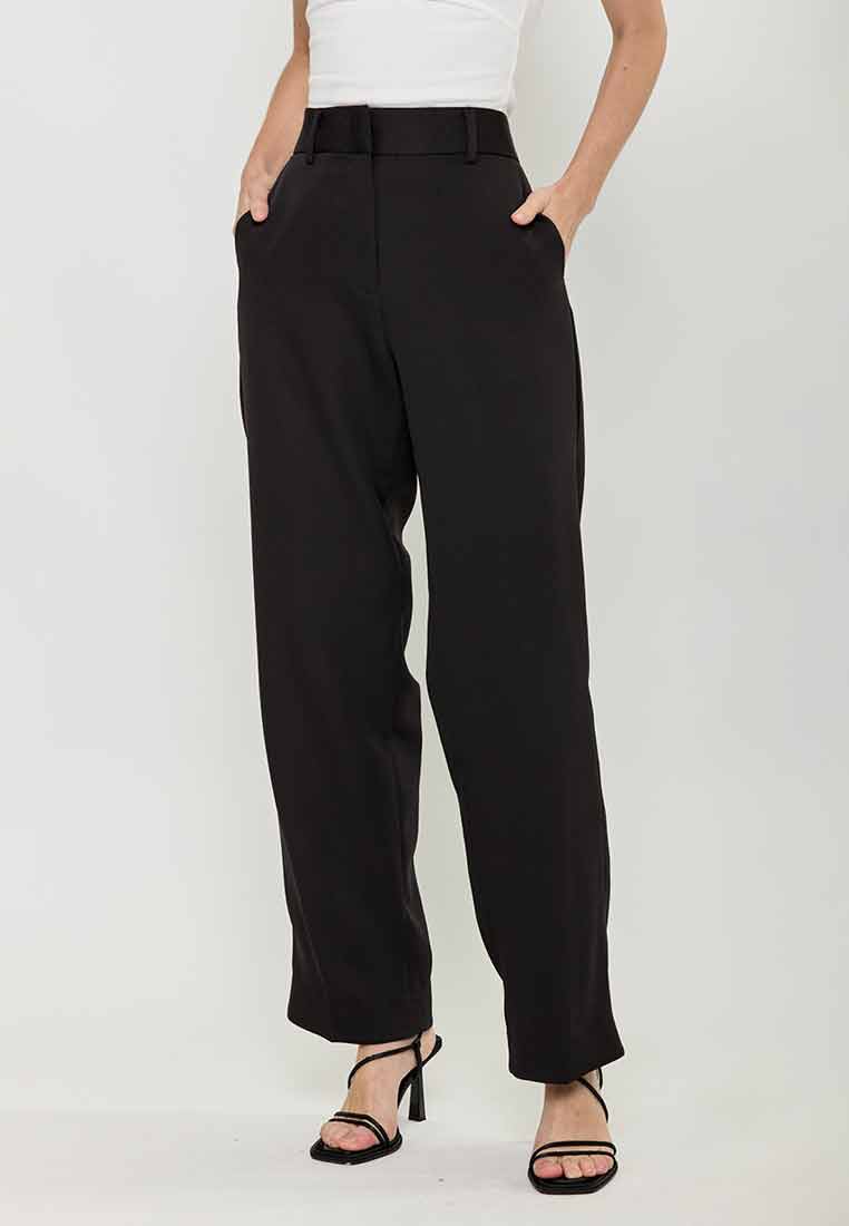 Eliza Jane Relaxed Fit Pants with Belt Loop