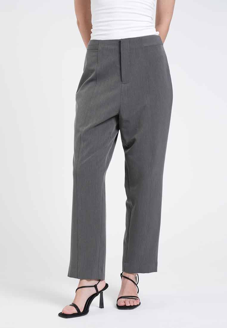 Tara High-Waisted Straight Pants