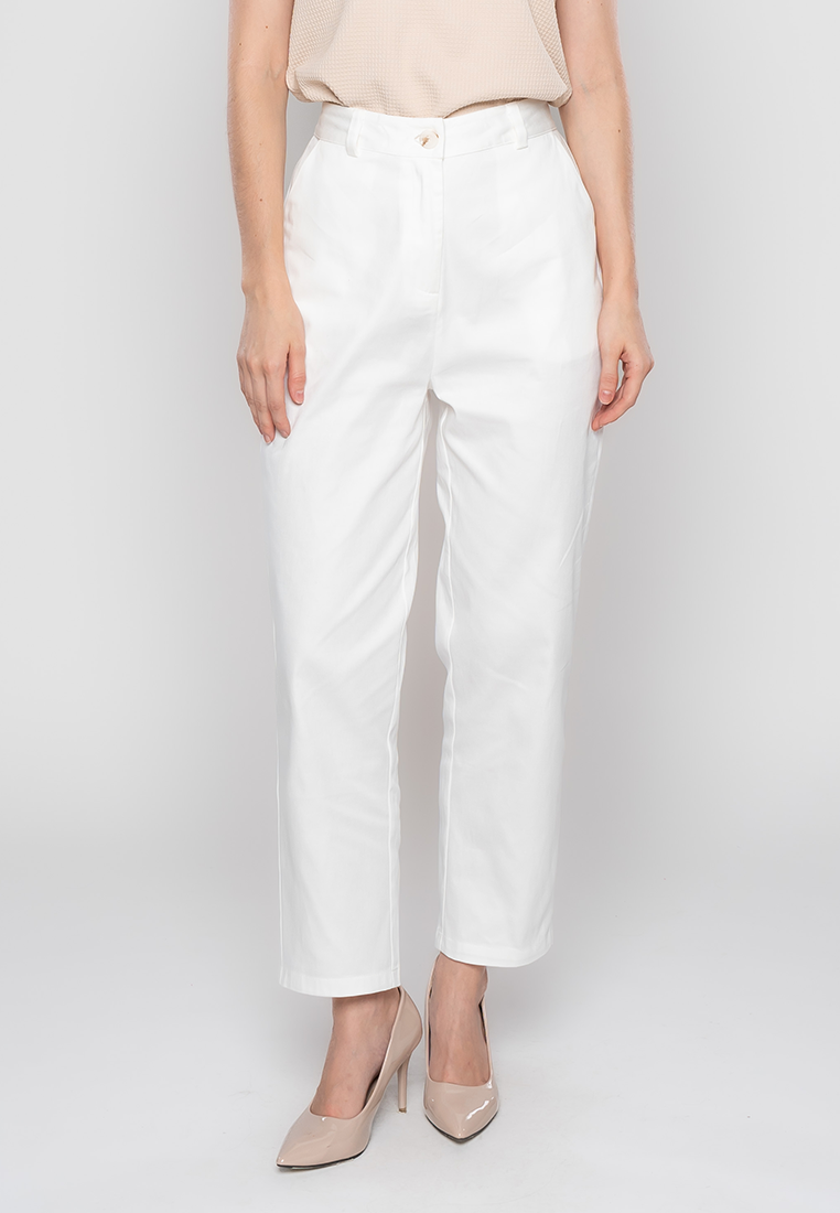 Crezelle Slim-Fit Pants with Pocket Detail