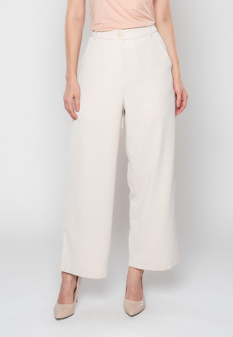 Donella Relaxed-Fit Pants with Pocket Detail