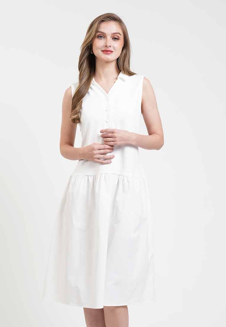 Patricia Knit Drop-Waist Dress