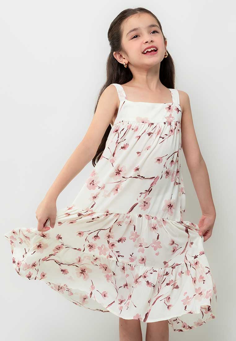 Treehouse Monica Floral Sleeveless  Dress