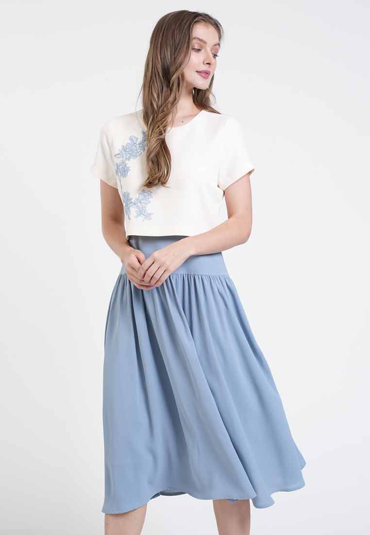 Lanie Floral Embroidered Dress
