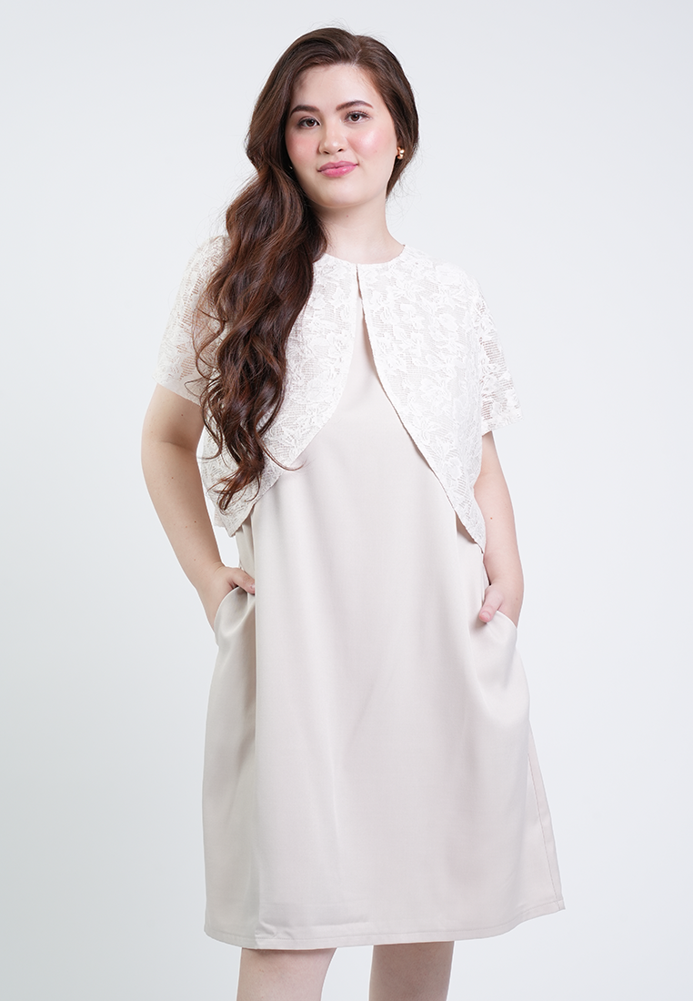 helsi belen lace mini dress Hailees Lace Strapless Mini Dress | White | Womens main image 1