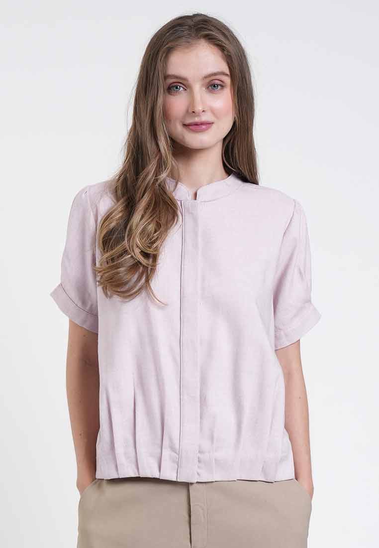 Ara Mandarin Collar Utility Top