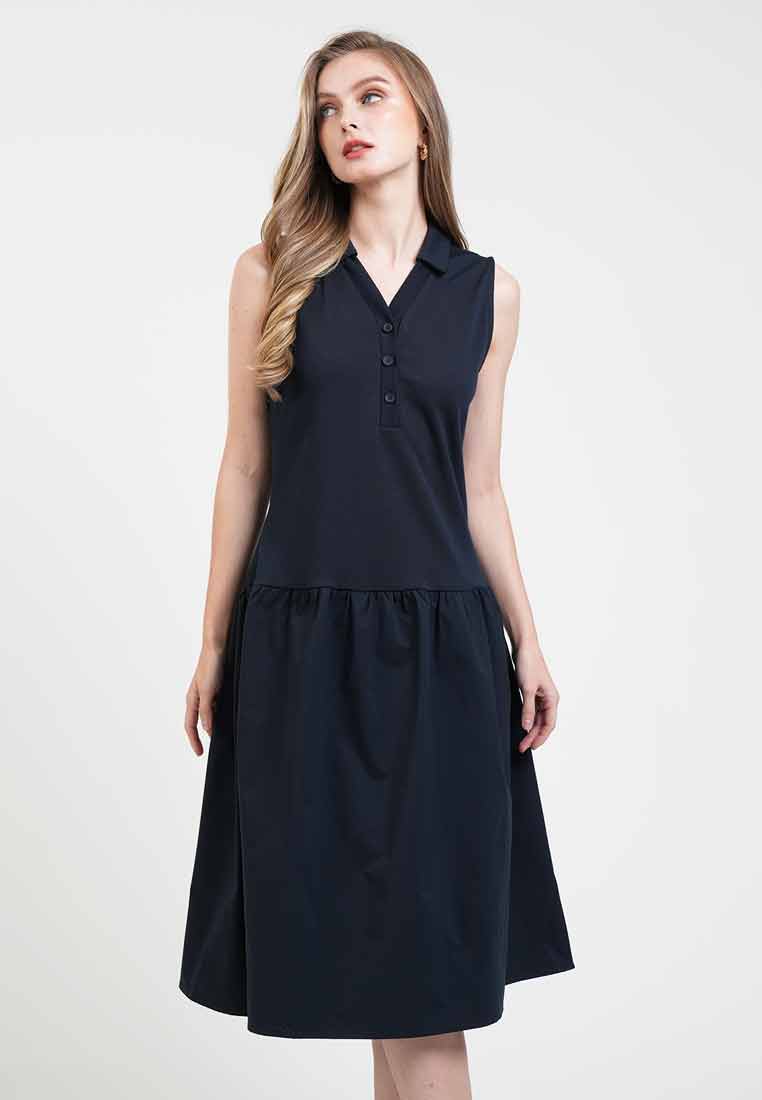 Patricia Knit Drop-Waist Dress