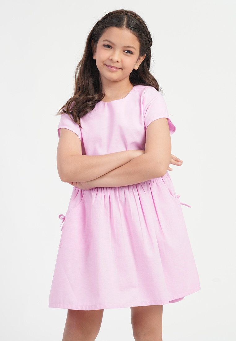 Treehouse Girls Paige Bow-Pocket Girl's Dress