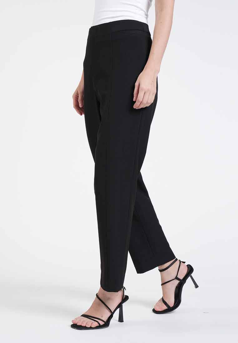 Tara High-Waisted Straight Pants