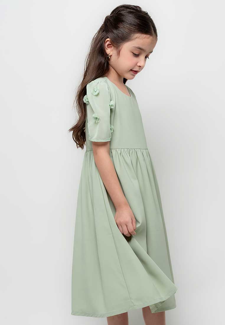 Treehouse Belle Dress with  Flower Applique