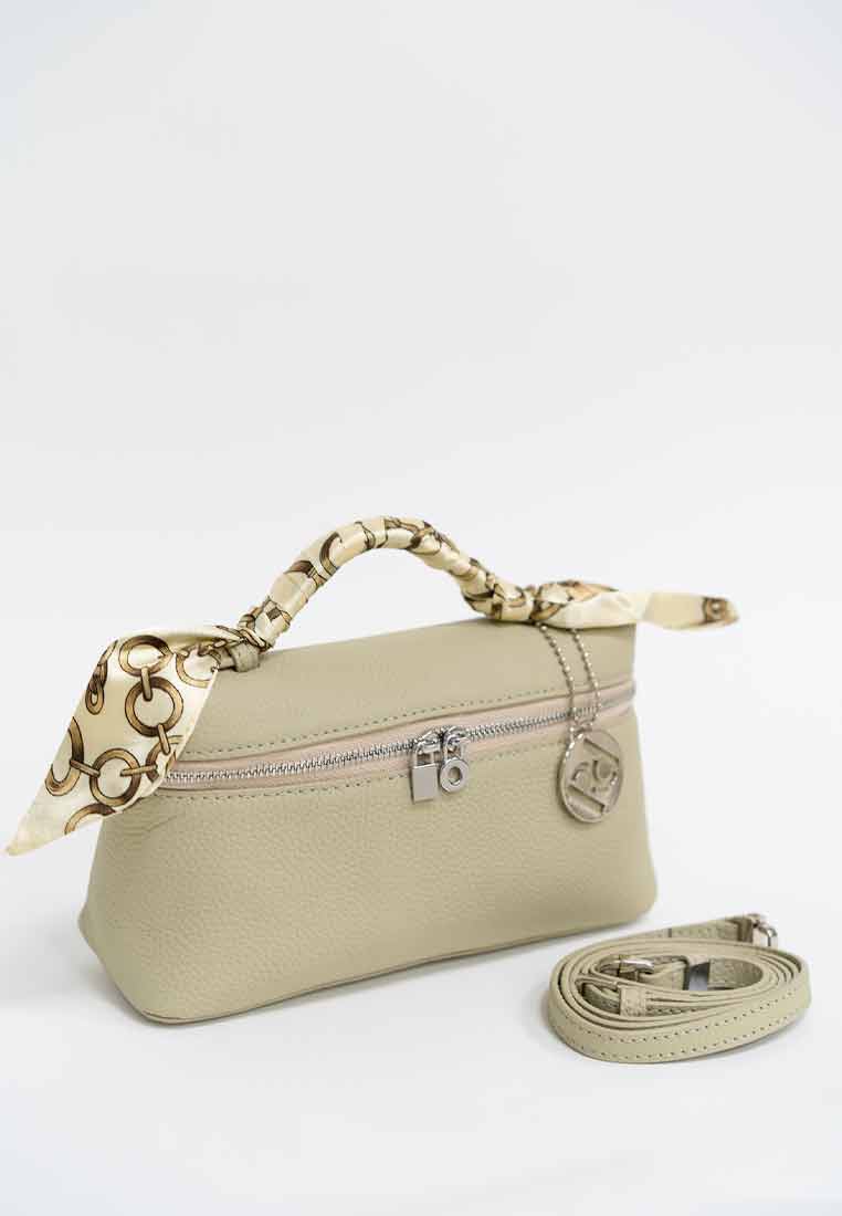 Lilly Top Handle Bag With Scarf Detail