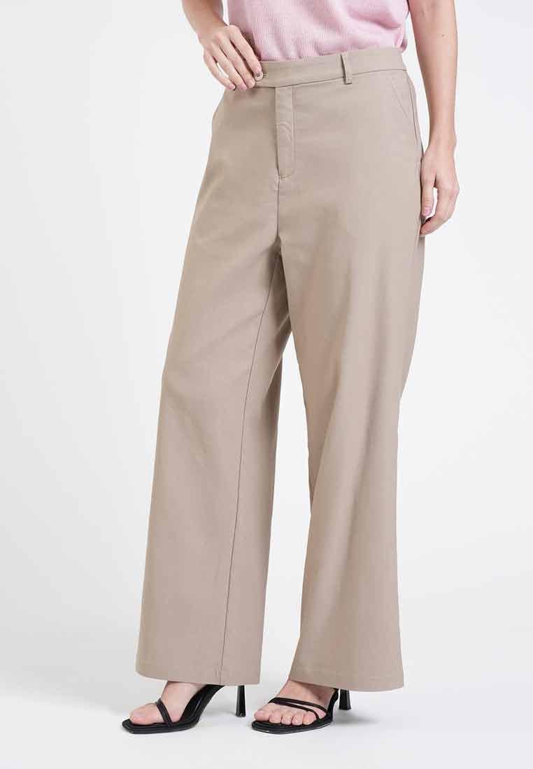 Sloane High-Waisted Straight Pants