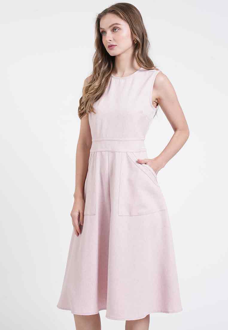 Bernice Sleeveless A-Line Dress