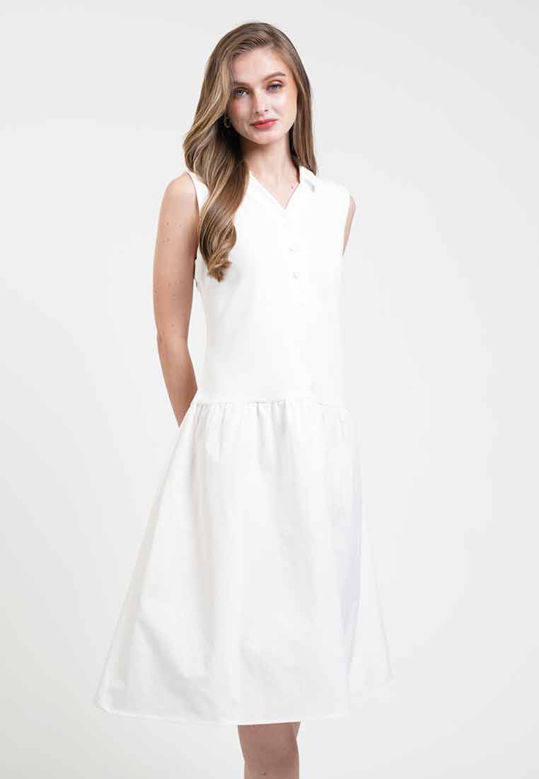 Patricia Knit Drop-Waist Dress