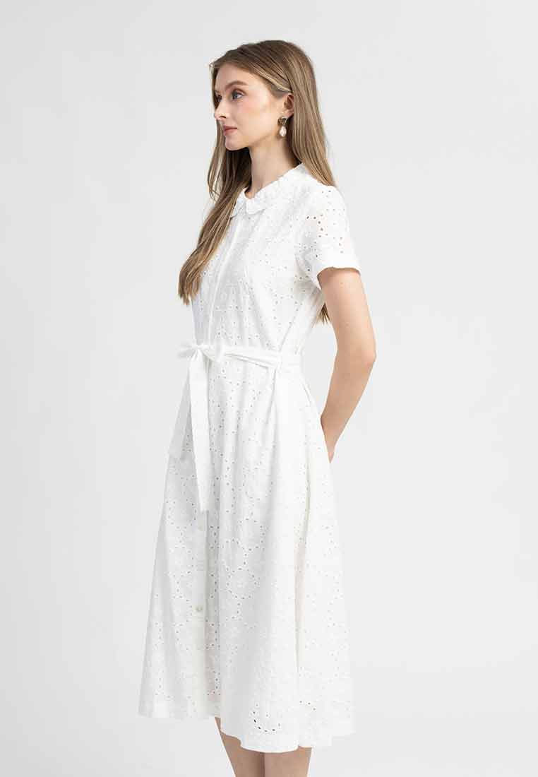 Diana Embroidered Shirt Dress