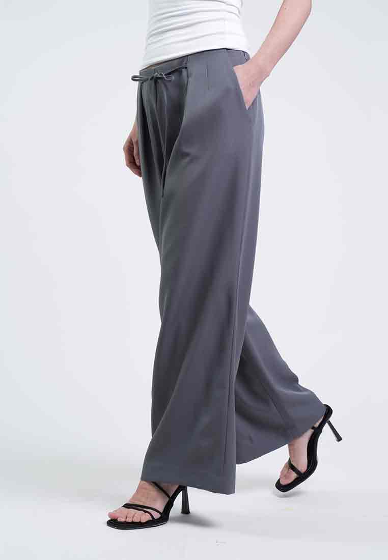 Rowan Tie-Waist Wide-Leg Pants