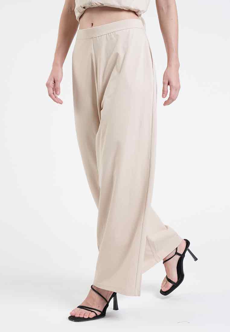 Charmie Knitted Wide-Leg Pants