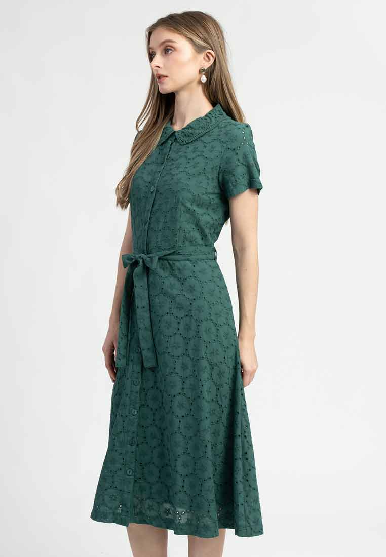 Diana Embroidered Shirt Dress