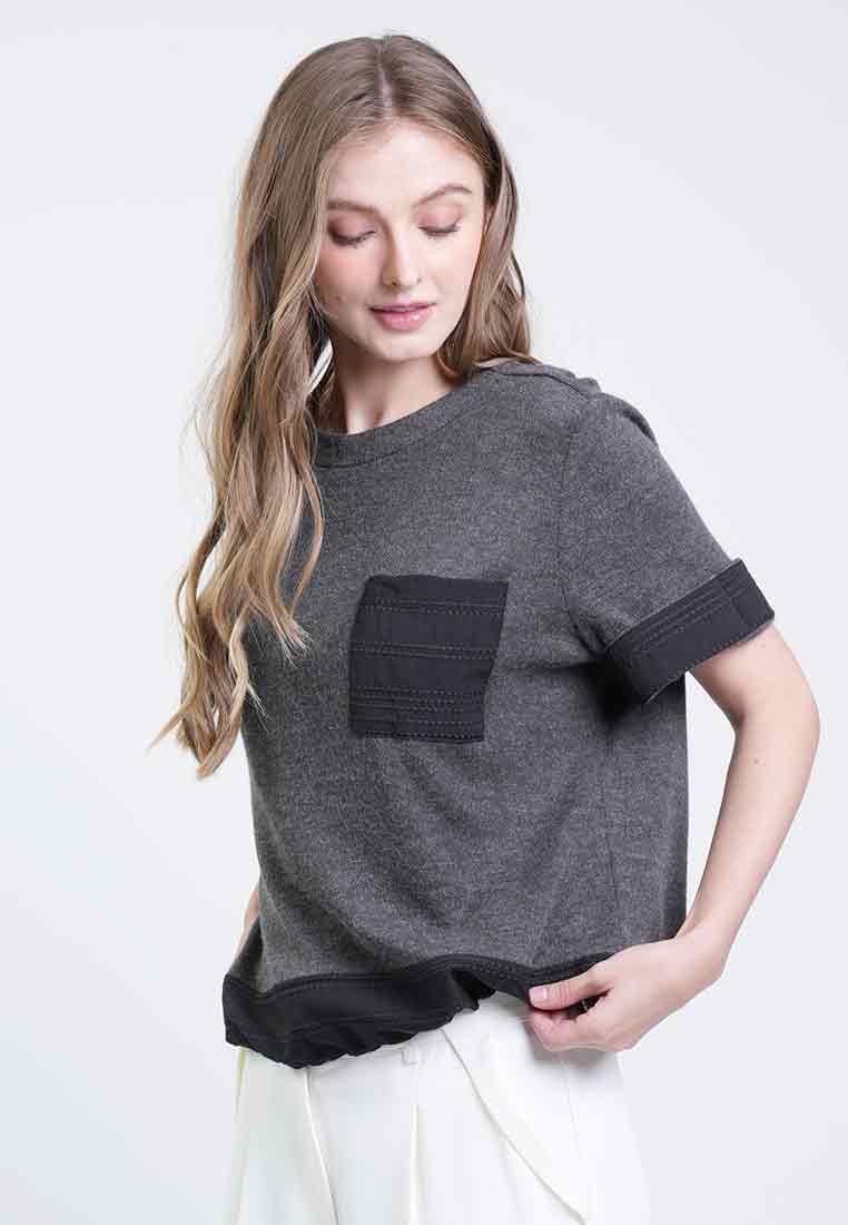 Manndy Pocket-Detail Knit Top