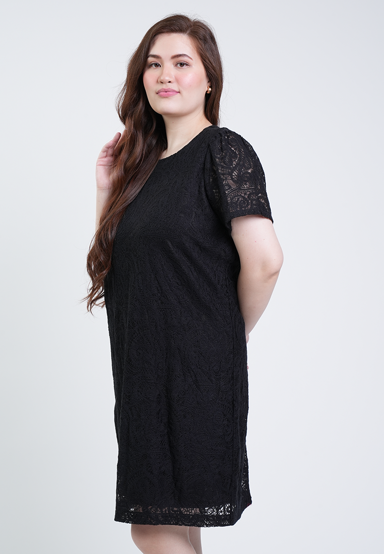 Milly Plus Size Anastasia Lace Shift Dress