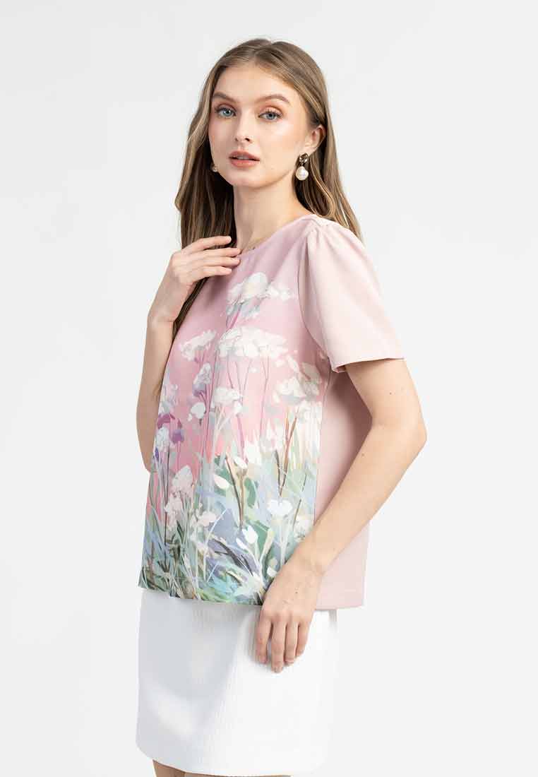 Noelle Floral Printed Relaxed Top