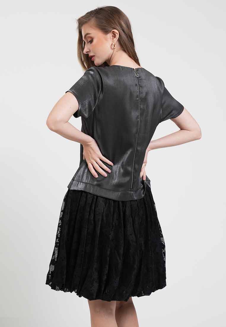 Sophie Floral Laced Midi Dress