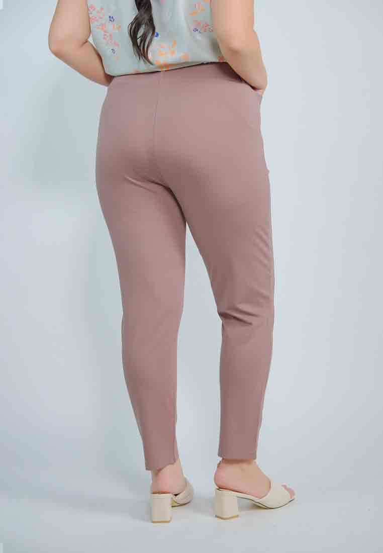 Milly Plus Size Levy Spandex Pants with Pocket Detail