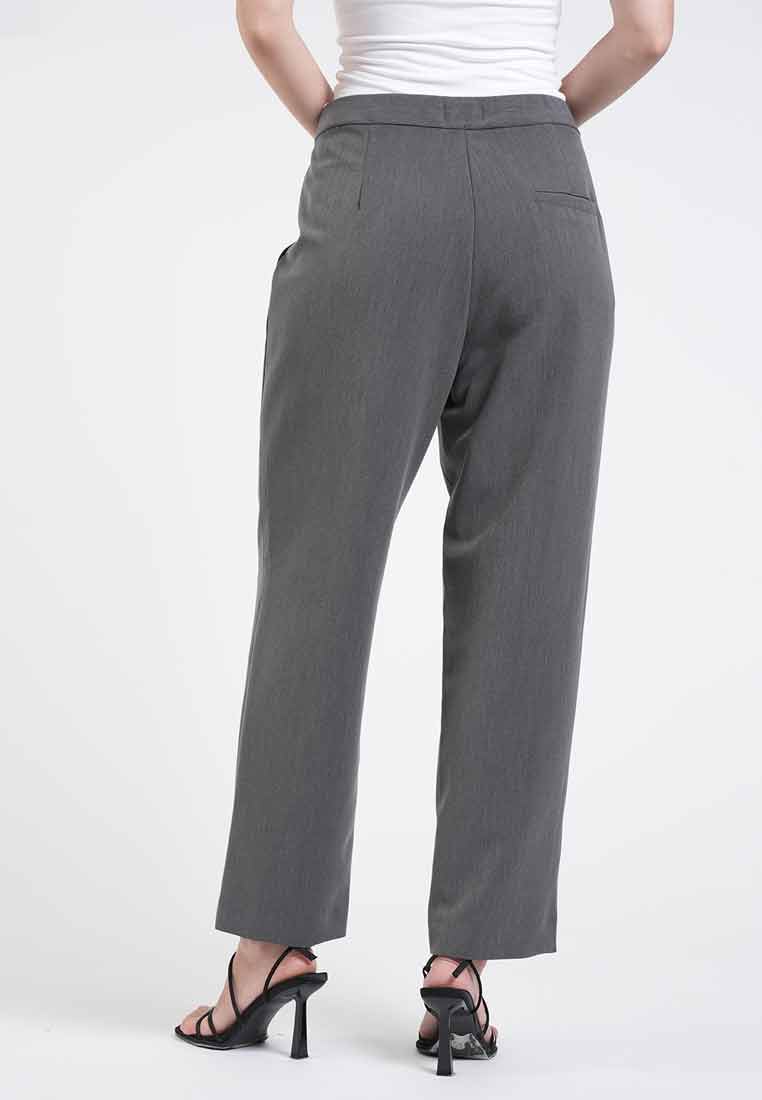 Tara High-Waisted Straight Pants