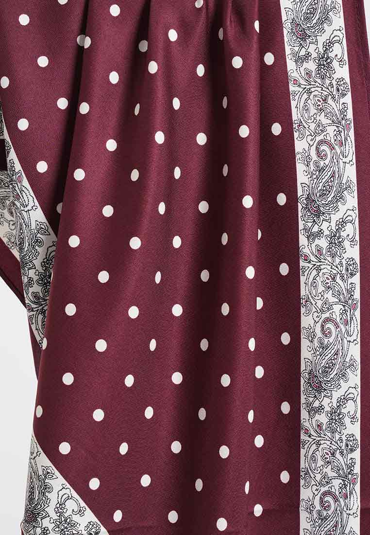 Paisley and Polka Dot Triangle Scarf