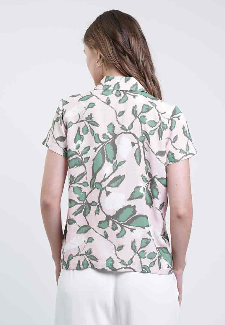 Darria Button-Down Floral Top