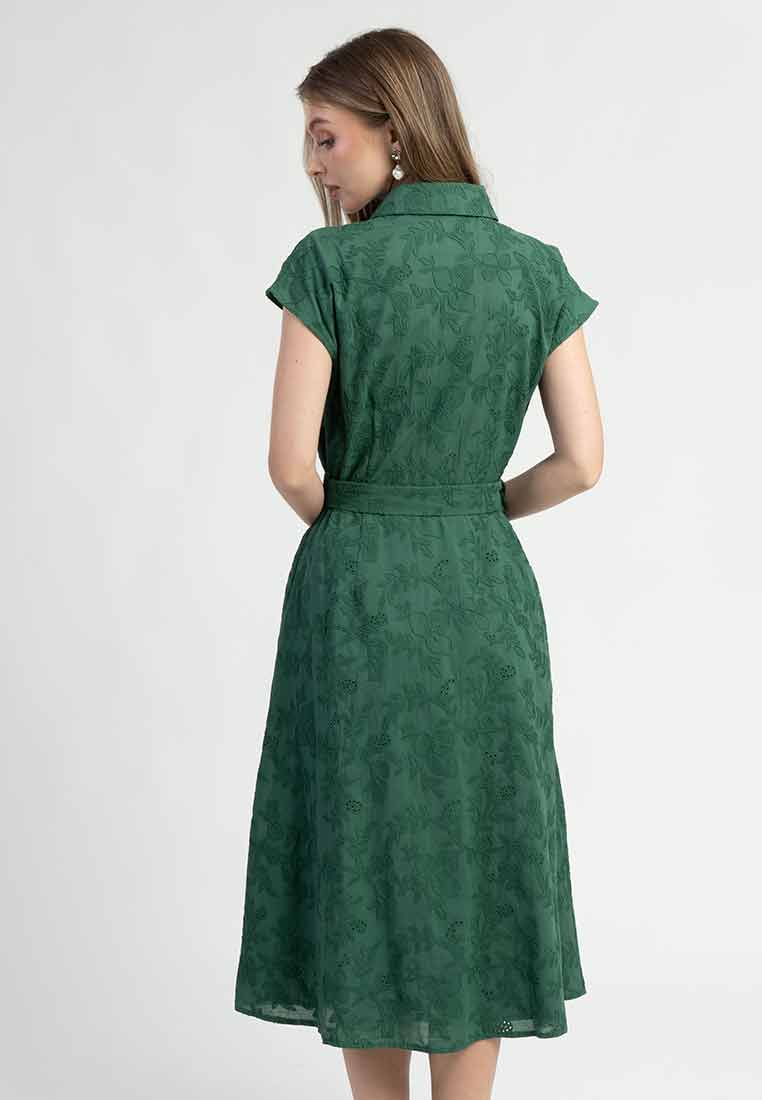Felicity Embroidered Shirt Dress