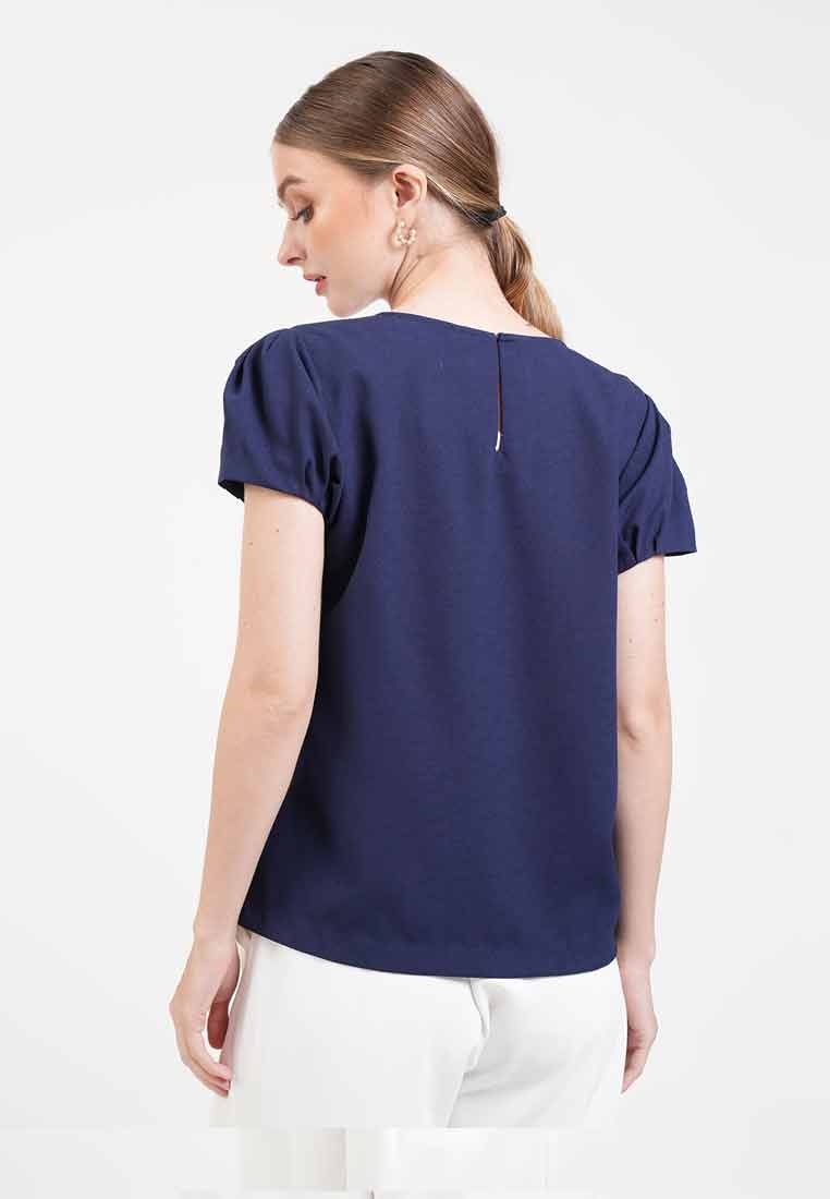 Maris Landscape Peplum Blouse