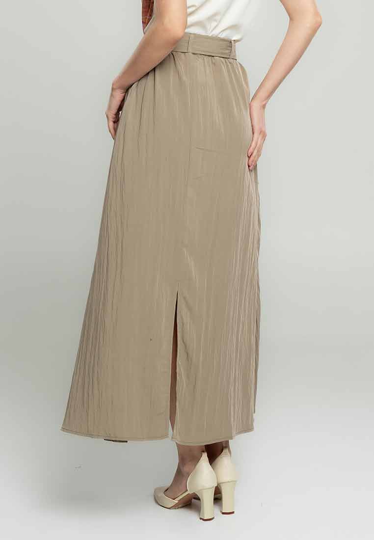 Isla Cargo Belted Maxi Skirt
