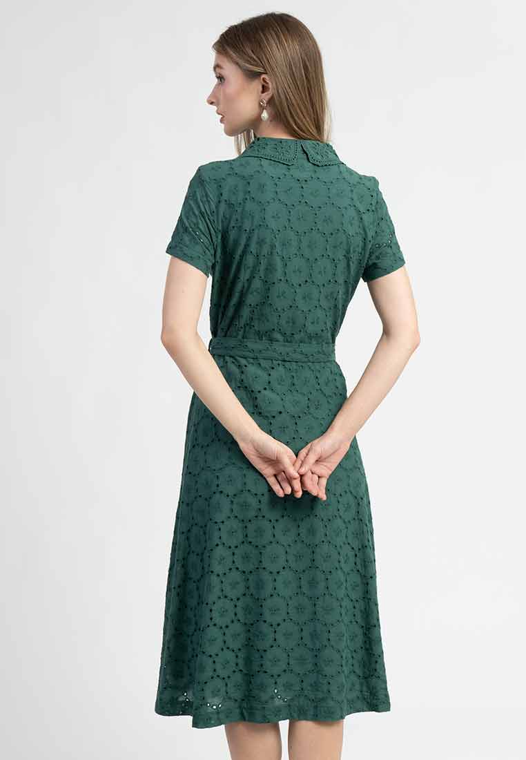 Diana Embroidered Shirt Dress