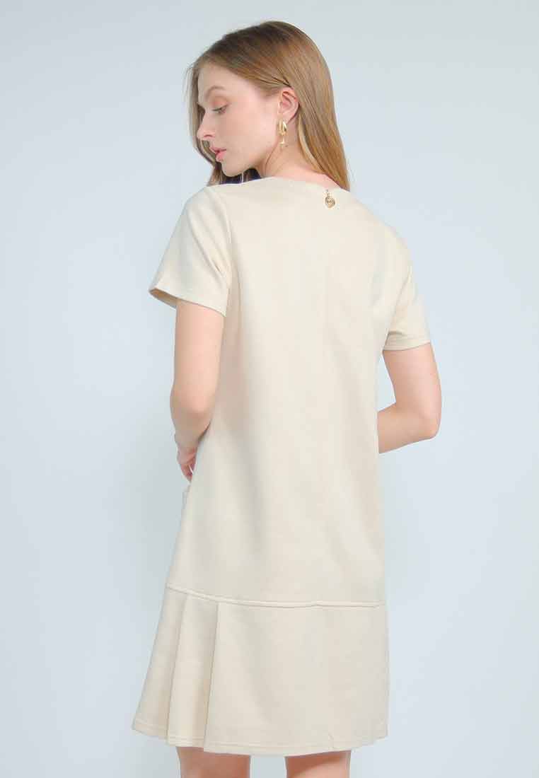 Emma Pleated Pocket Midi Dress