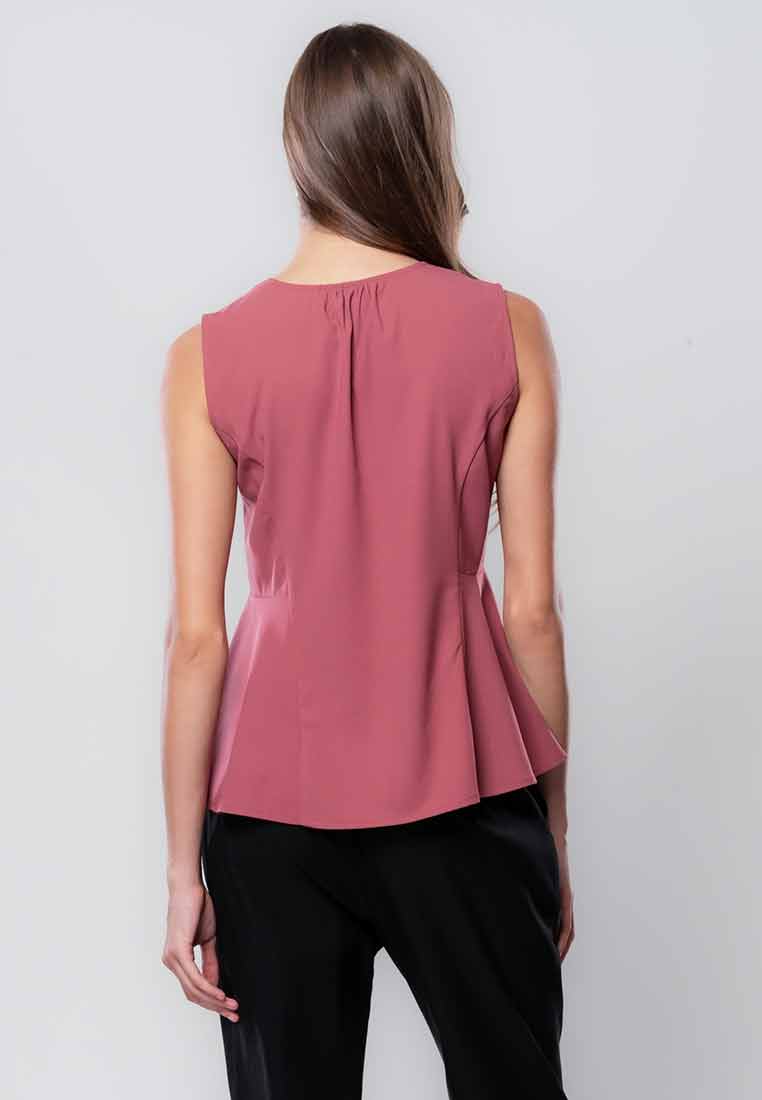 Odalys Button-down Sleeveless Top with Side Detail