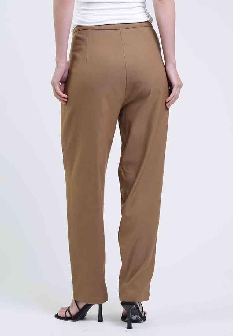 Cayla Flap-Accent Slim Fit Pants