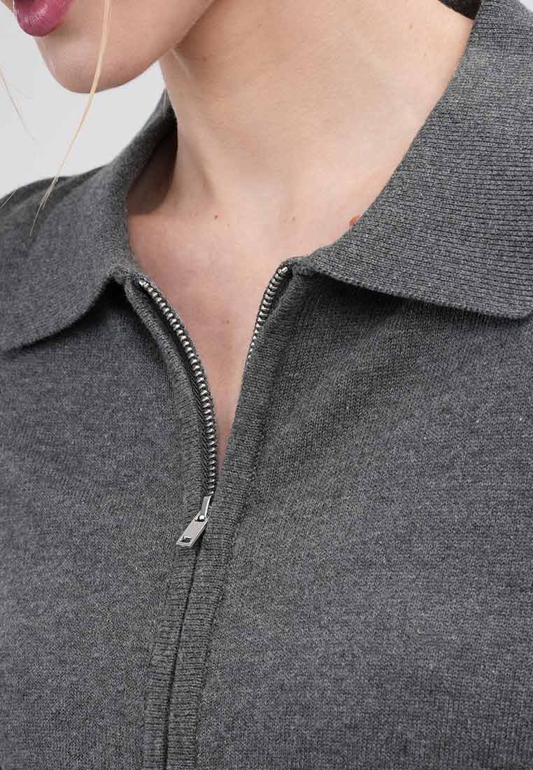Serena Knit Polo Collar Cardigan