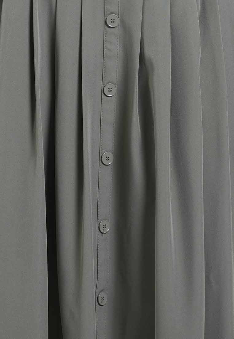 Kelsey Button A-Line Midi Skirt
