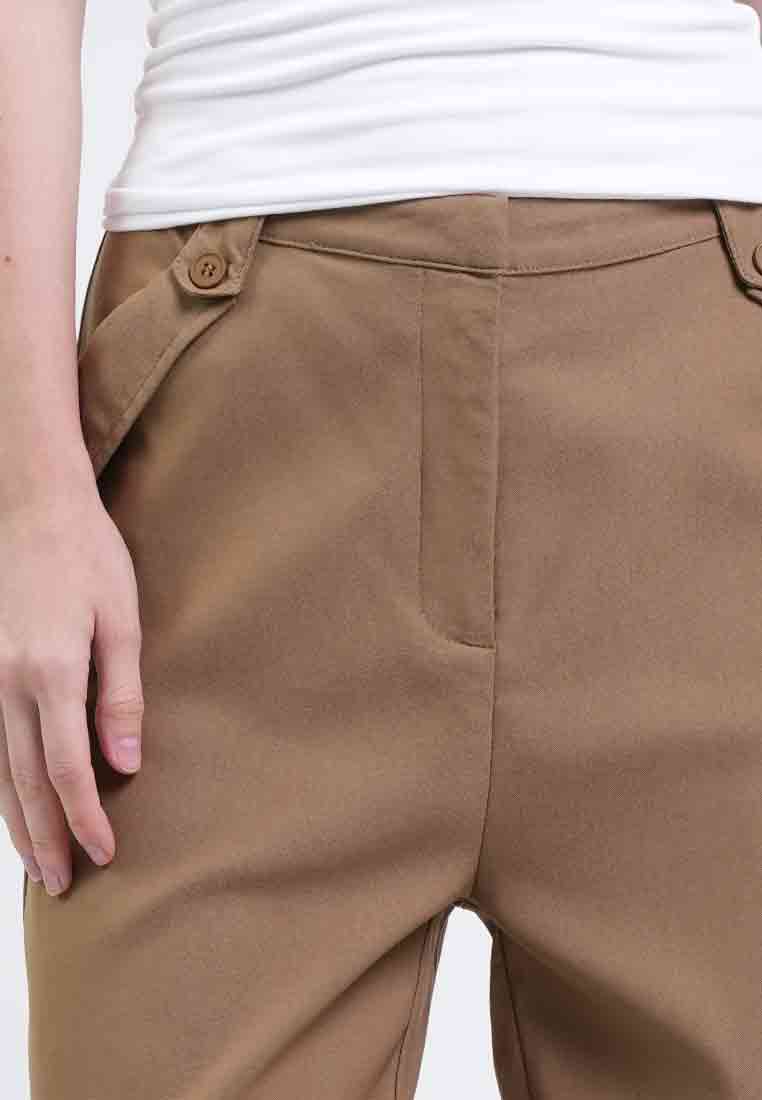 Cayla Flap-Accent Slim Fit Pants