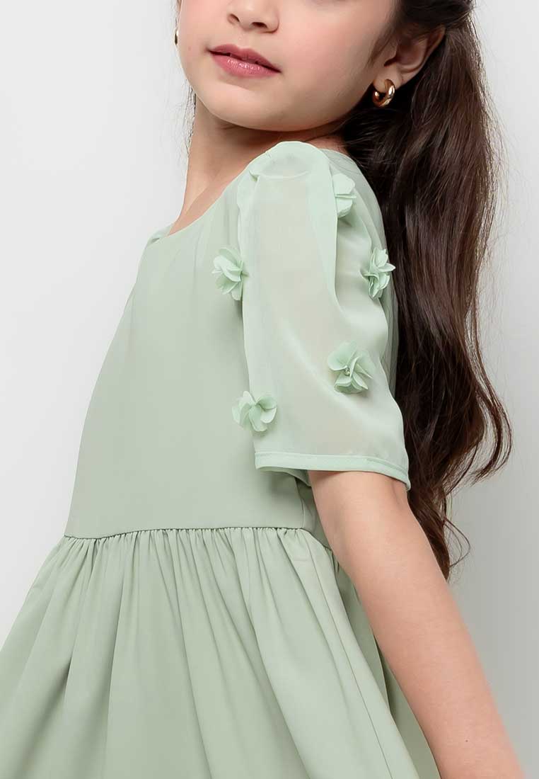 Treehouse Belle Dress with  Flower Applique