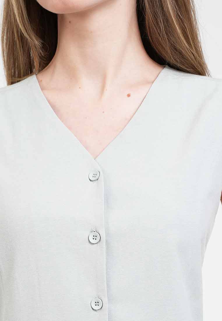 Karina Buttoned Dropwaist Dress