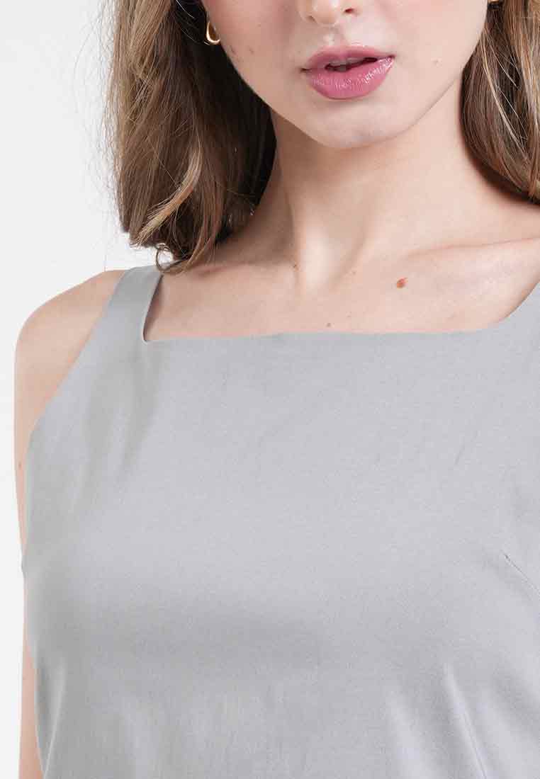Claire Color-Block Sleeveless Dress