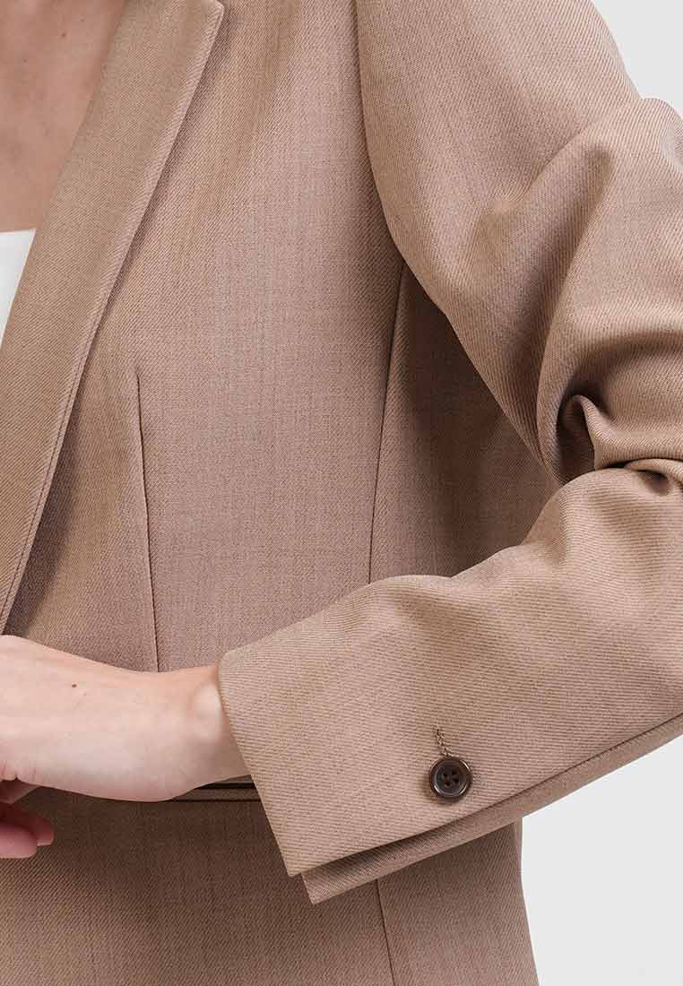 Frances Notched Lapel Button Blazer