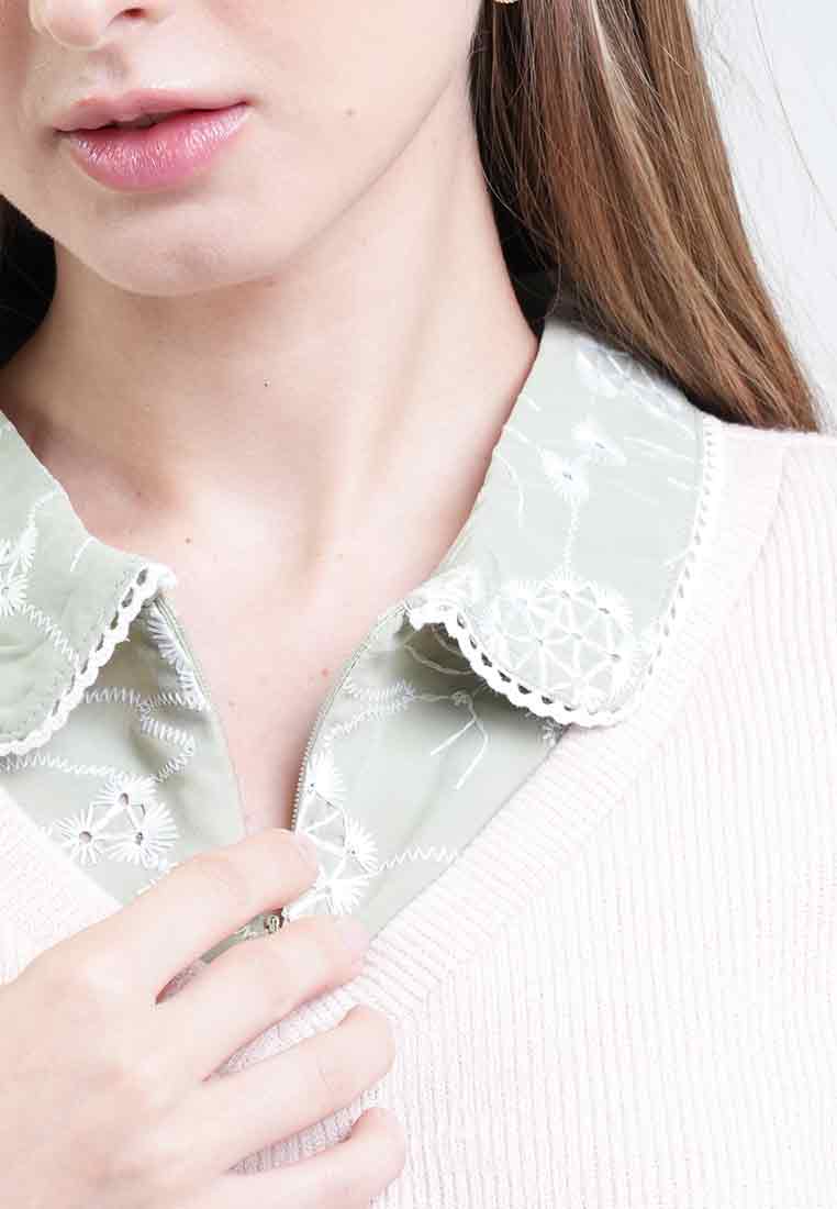 Aria 2-in-1 Knitted Vest Blouse