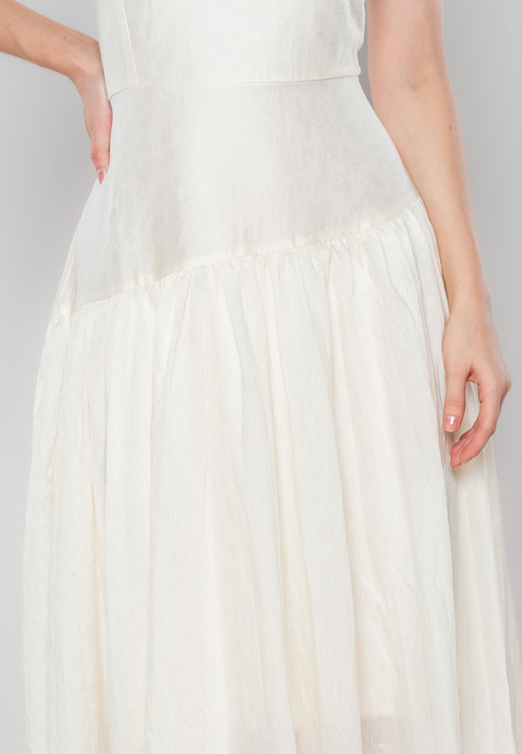 Chandani Sleeveless Dress with Electric Pleats