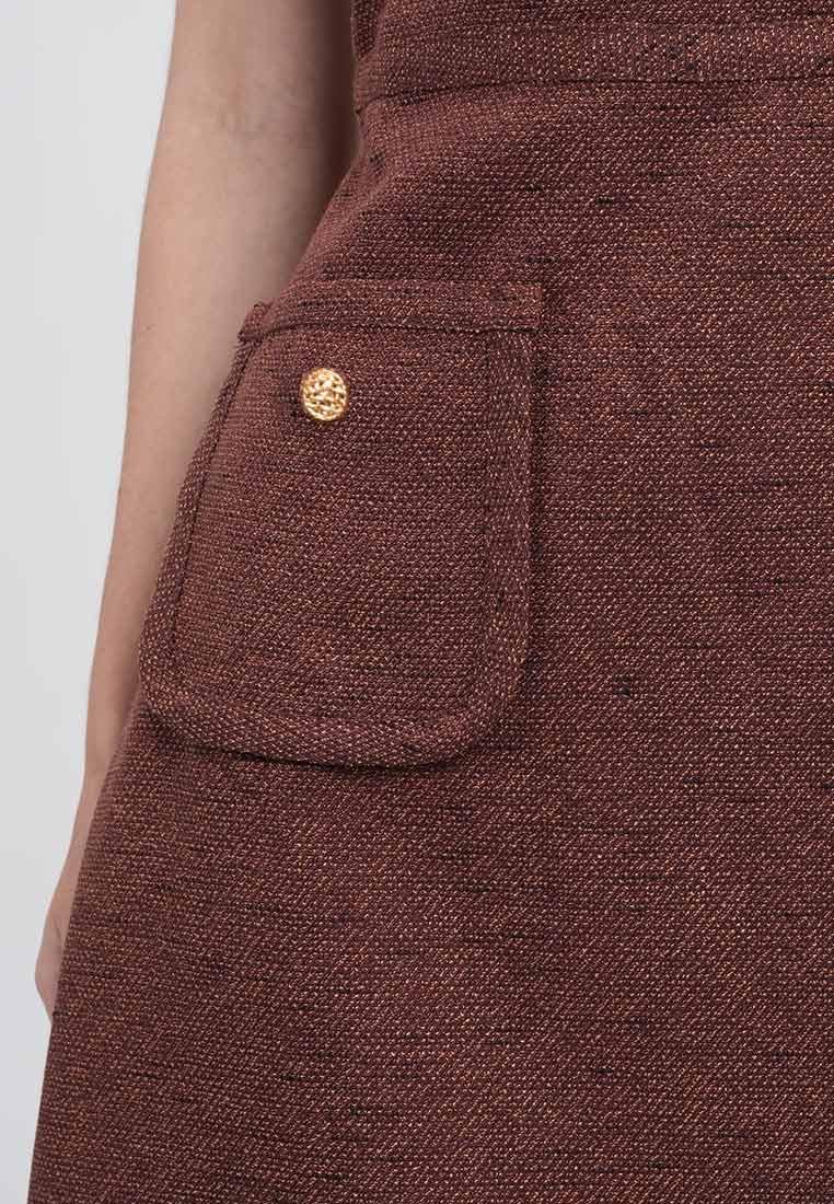 Leah Tweed A-Line Pocket Dress