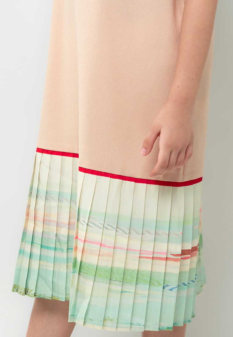 Treehouse Abbie Collared Dress in Toile Print