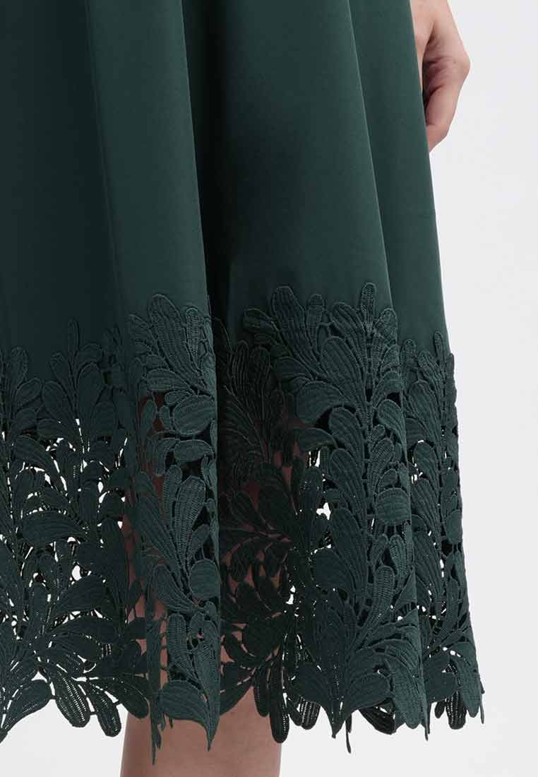 Martha Short Sleeve Collared Hem Dress