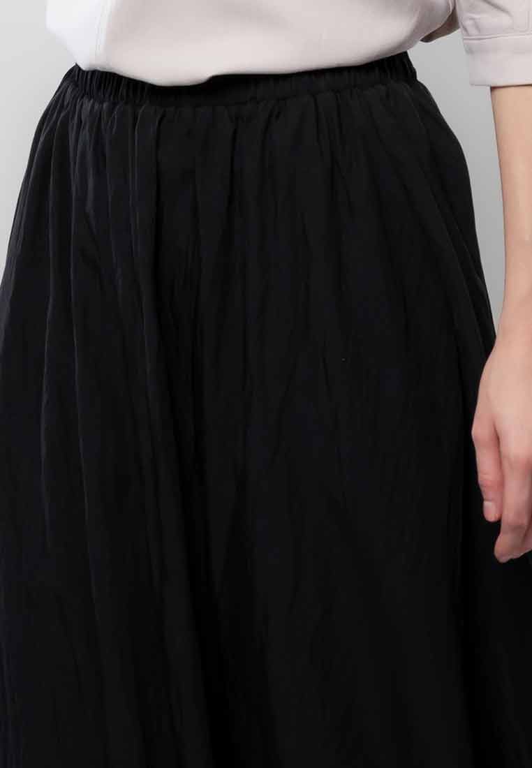 Nyssaia Shirred A-line Skirt