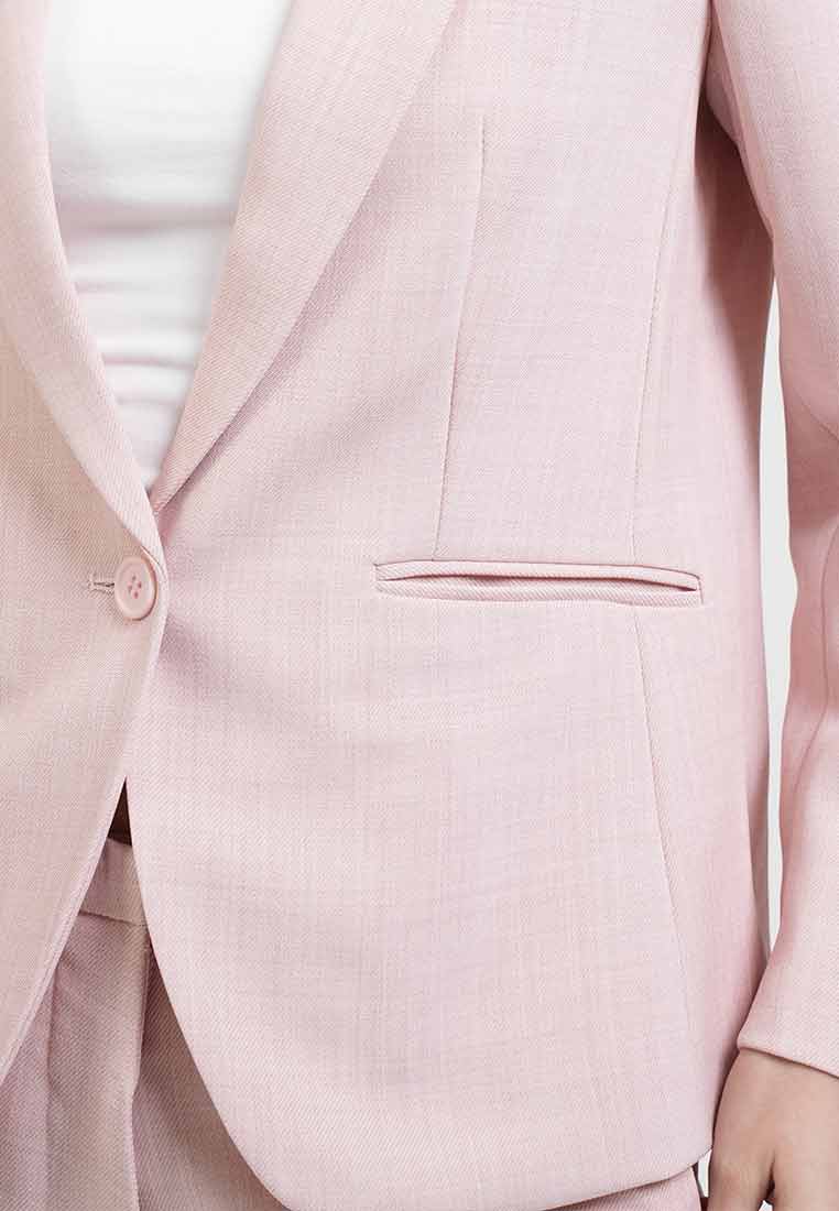 Frances Notched Lapel Button Blazer
